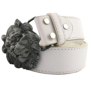 Ceinture Lion blanche