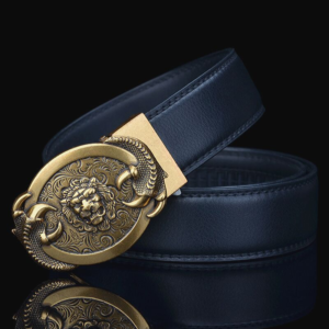 Ceinture en cuir lion.
