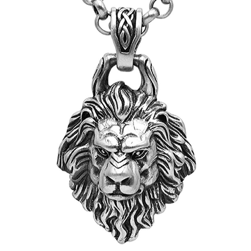 Pendentif tête de lion.