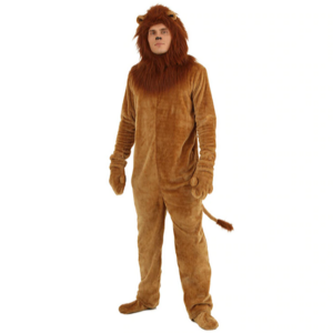 Déguisement lion homme.