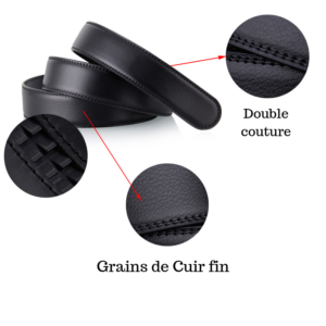 Cuir véritable.