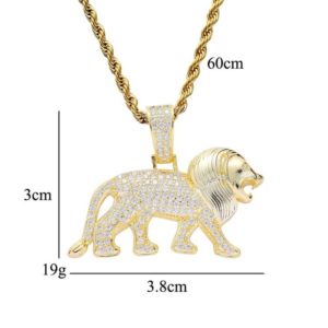 Bijoux lion pour femme.