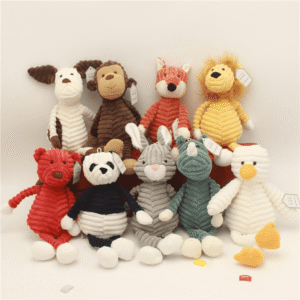 Doudous animaux pour enfants.
