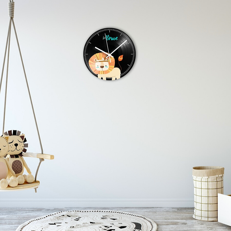 Horloge lion enfant.