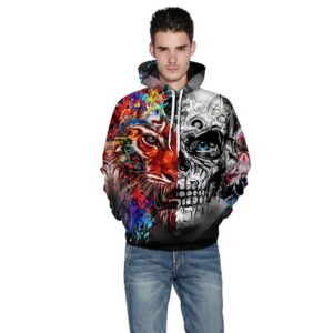 Sweat Lion Tête De Mort
