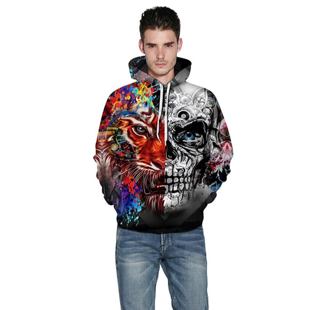 Sweat Lion Tête De Mort