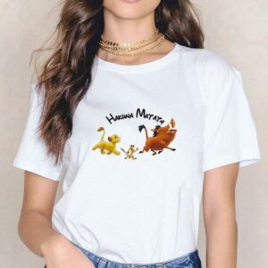 T-Shirt Roi Lion Femme Timon et Pumba photo