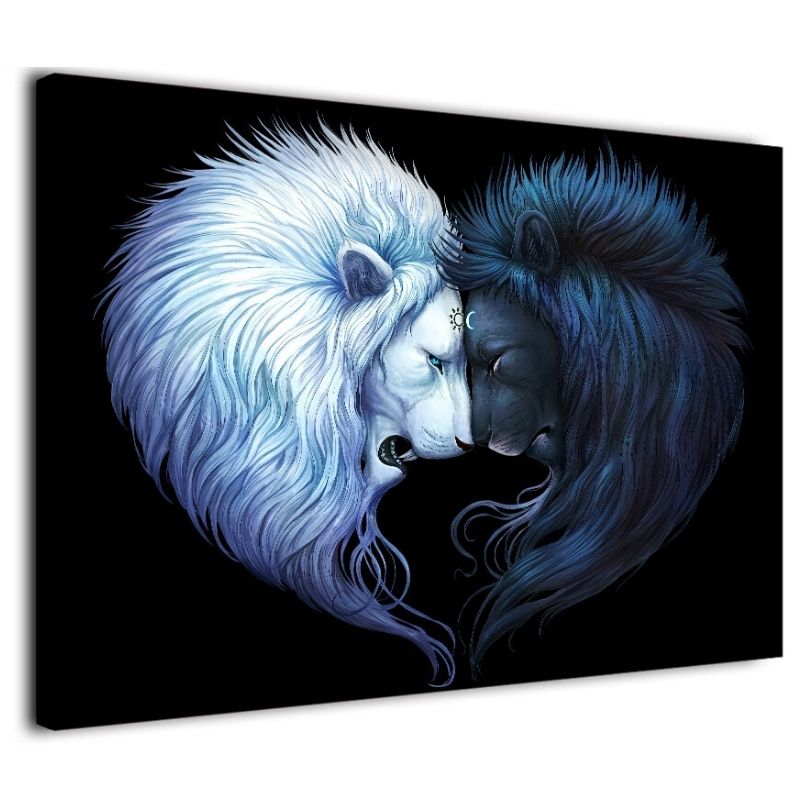 Tableau Lion Optimisme décoration d'intérieure beauté