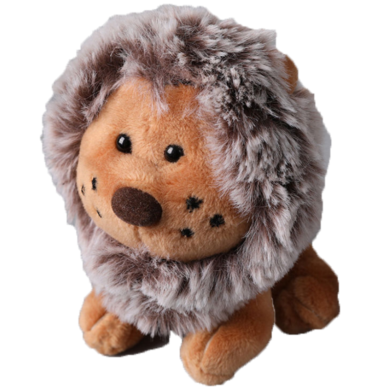 Porte Clés lion Doux Marron
