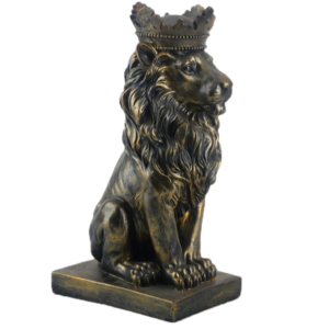 Statue lion bronze.
