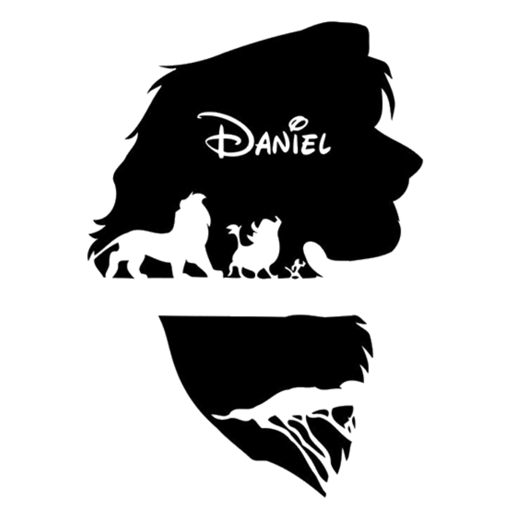 Sticker simba personnalisable.