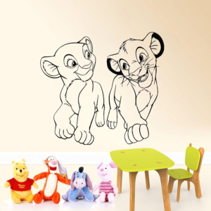 Sticker décor le roi lion.