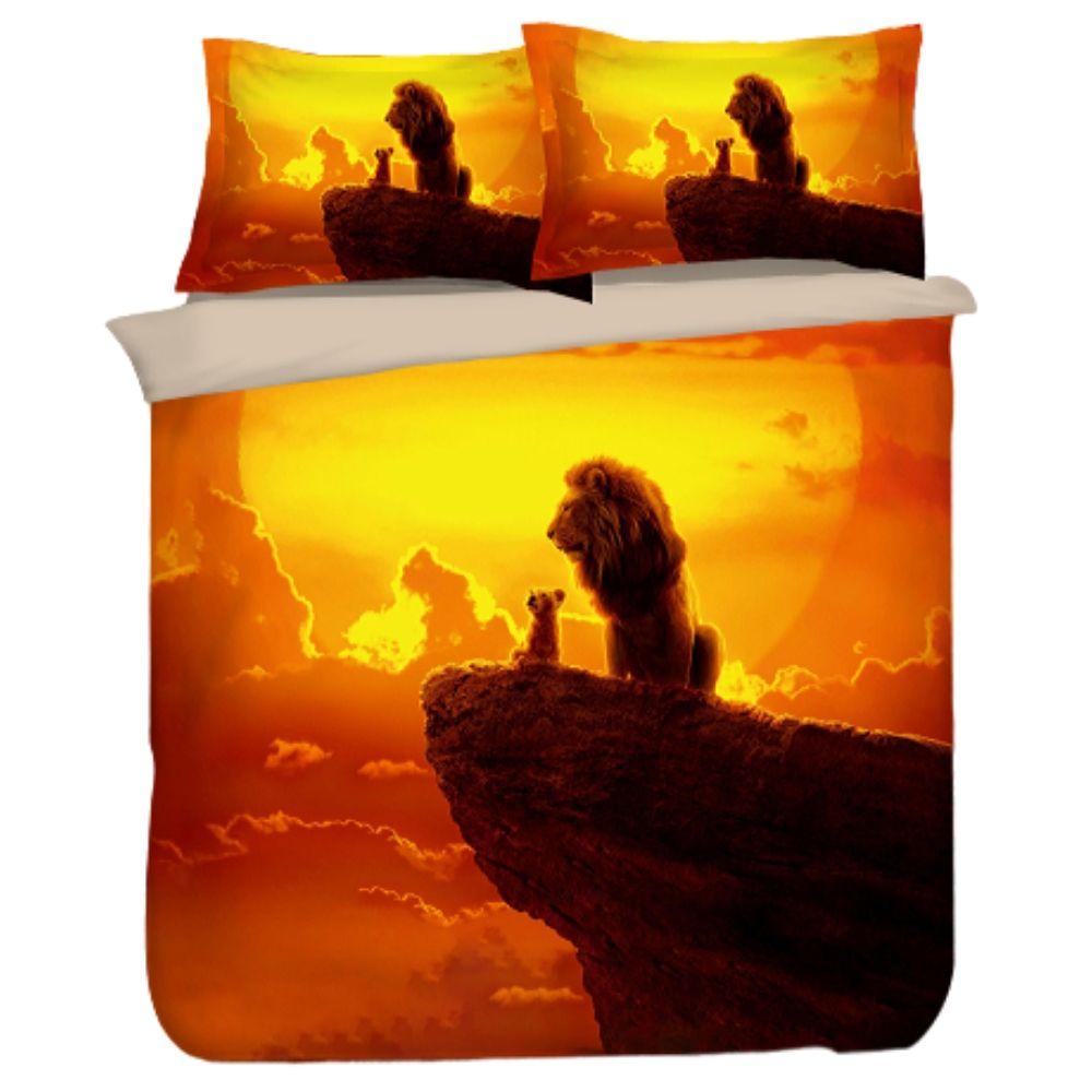 Housse de Couette Roi Lion Soleil