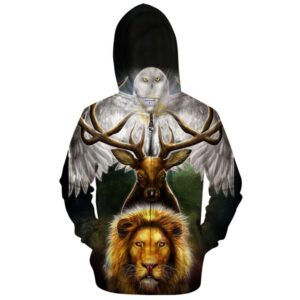 Sweat Lion Et Cerf