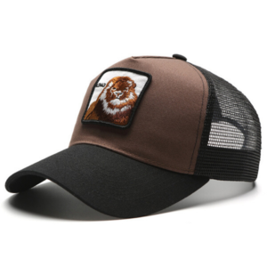 Casquette lion king marron.