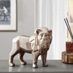 lion-geometrique-sur-table