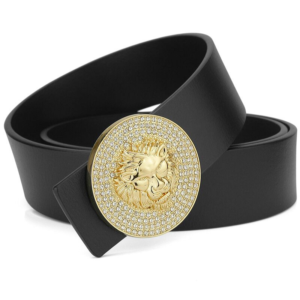 Ceinture en cuir lion femme.