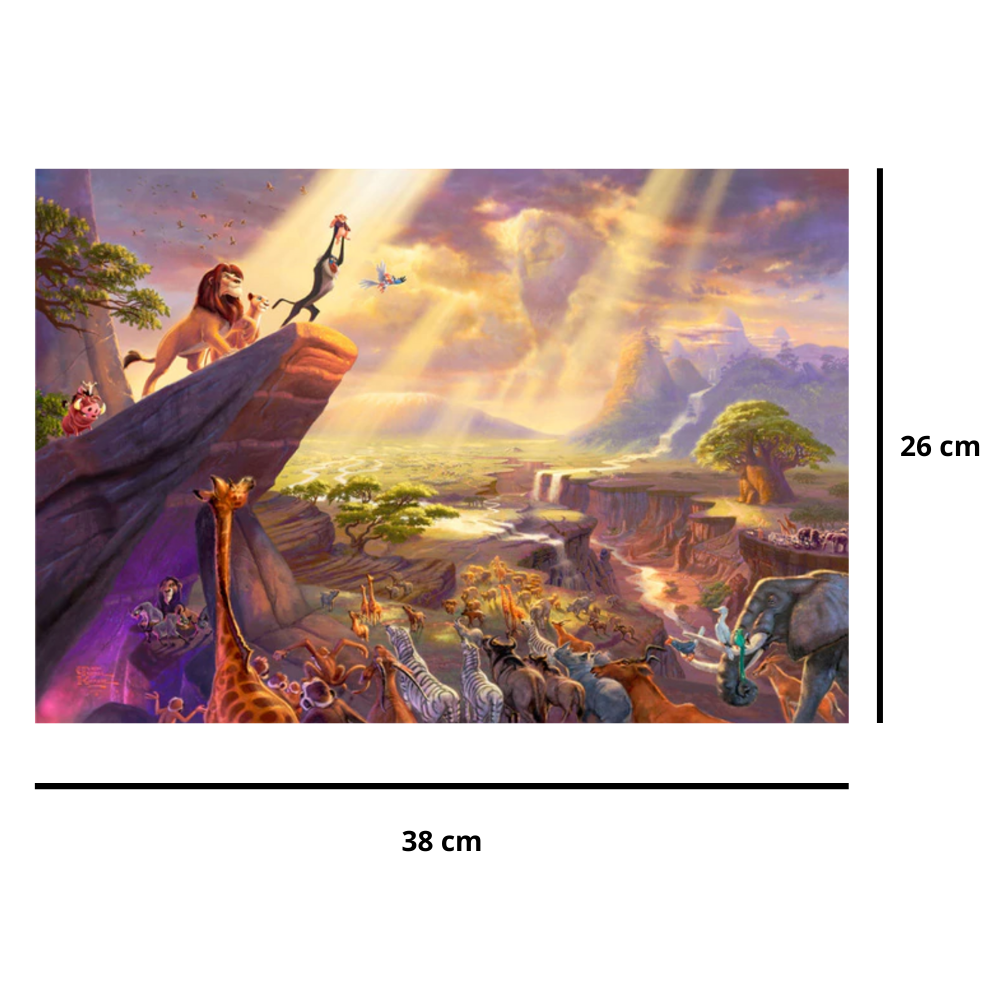 Puzzle le roi lion.