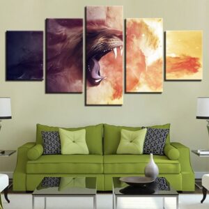 Tableau Lion Tonalité décoration pour chambre