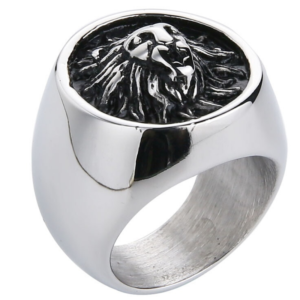 Bague Homme Chevalière Lion