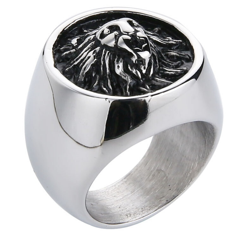 Bague Homme Chevalière Lion