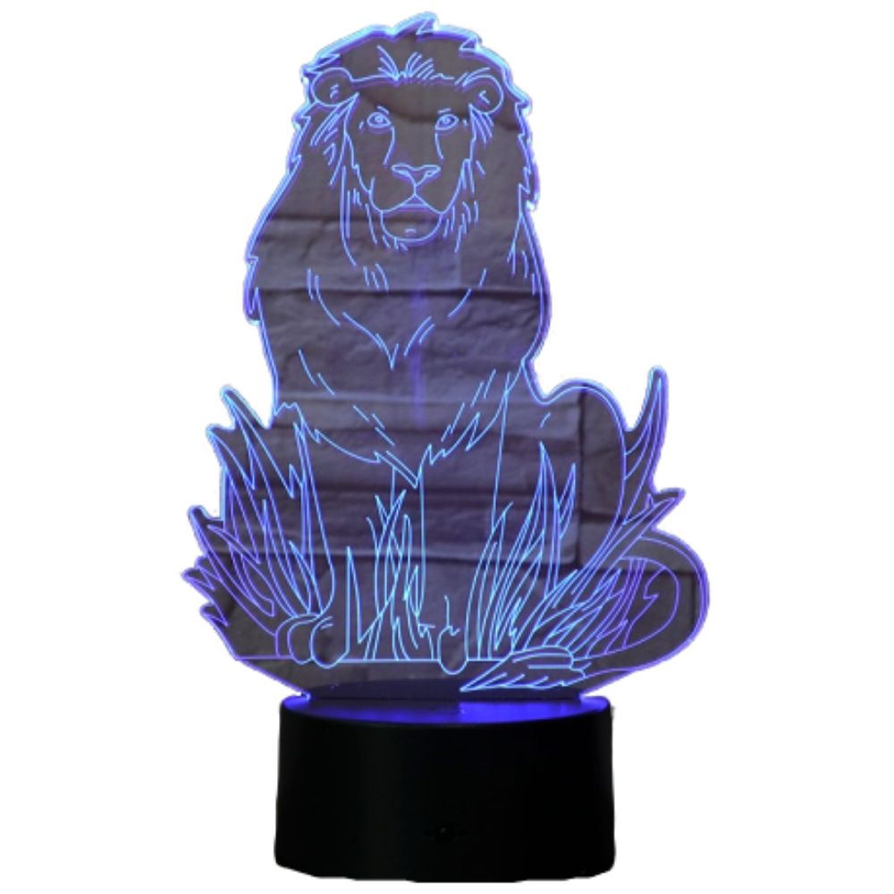 Lampe de Chevet Lion Multicolore