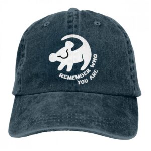 Casquette le roi lion bleue.
