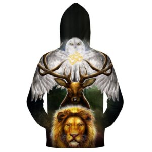 Sweat Lion Et Cerf