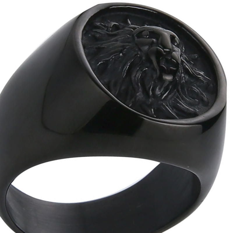 Bague avec un Lion