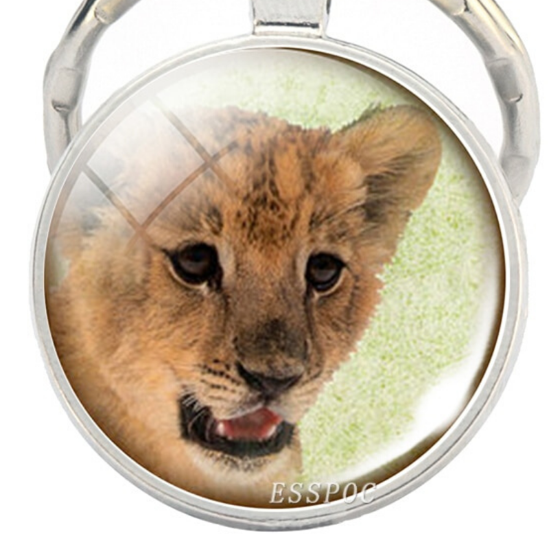 Porte Clés Lion Lionceau zoom
