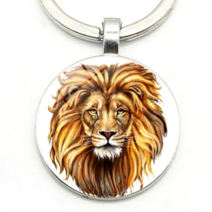 Porte Clés Lion Beauté zoom