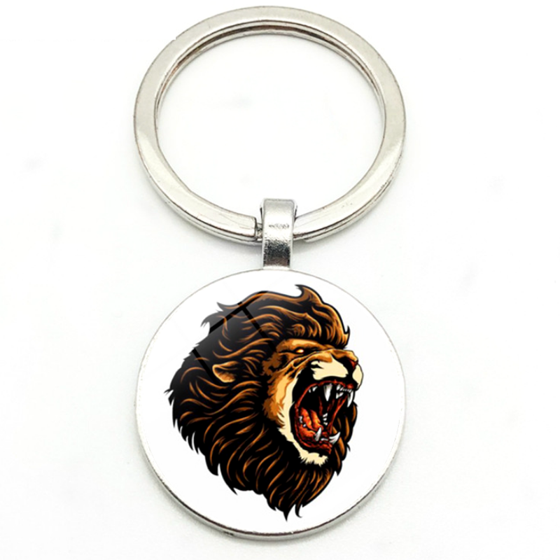 Porte Clés Lion Rugissant