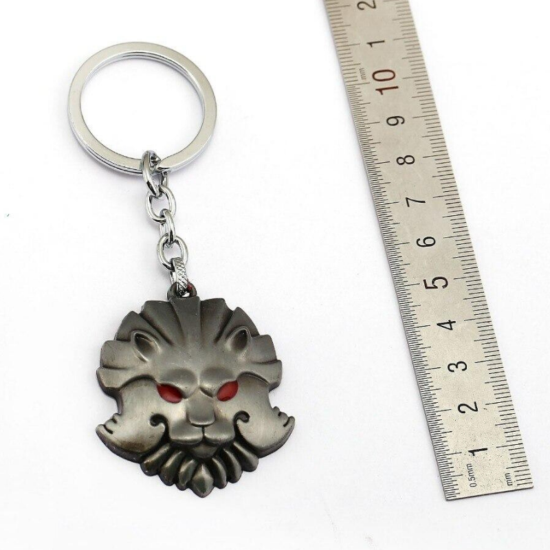 Porte Clés Lion Regard dimensions