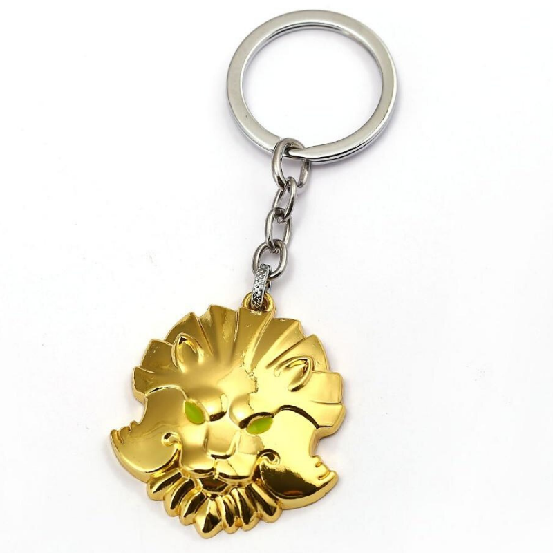 Porte Clés Lion Regard Or