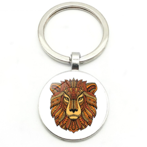 Porte Clés Lion Mandalas
