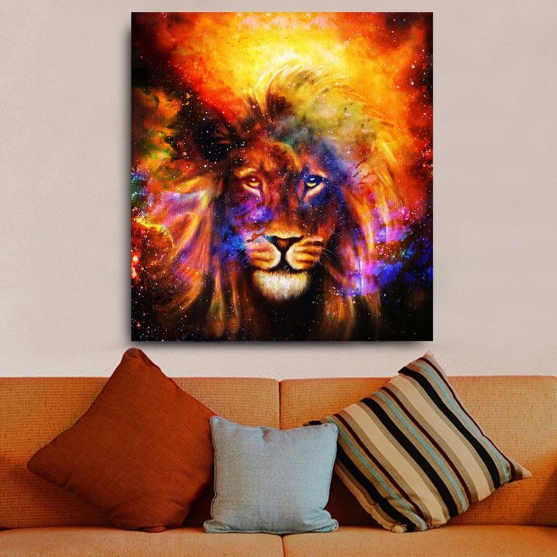 Tableau Lion Sublimité déco tête de lion