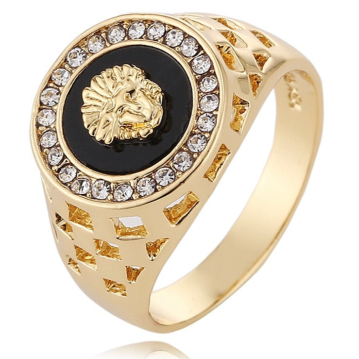 Bague Femme avec une Tête de Lion