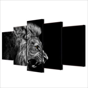 Tableau Lion Rugissant Décoration d'intérieur originale