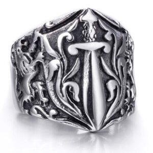 Bague Gladiateur Lion