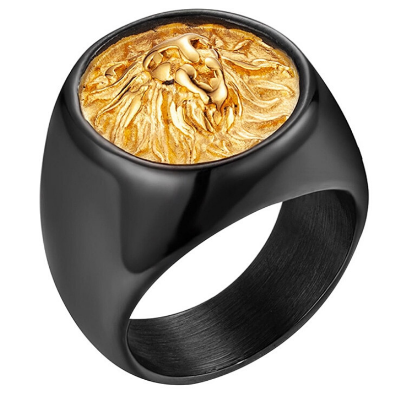 Bague Chevalière Homme Tête Lion
