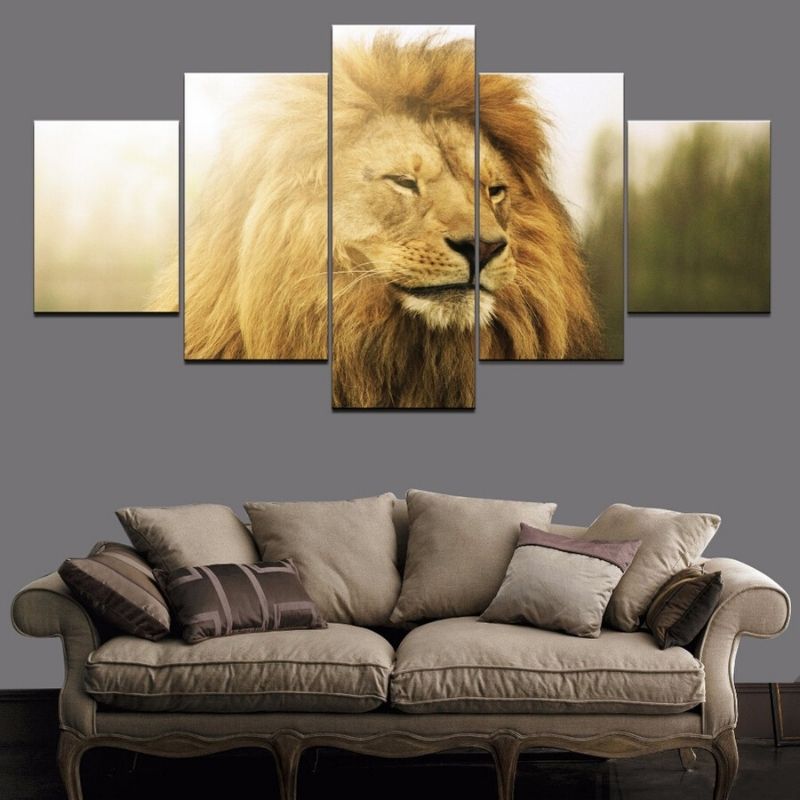 Tableau Lion Constance déco de prestige