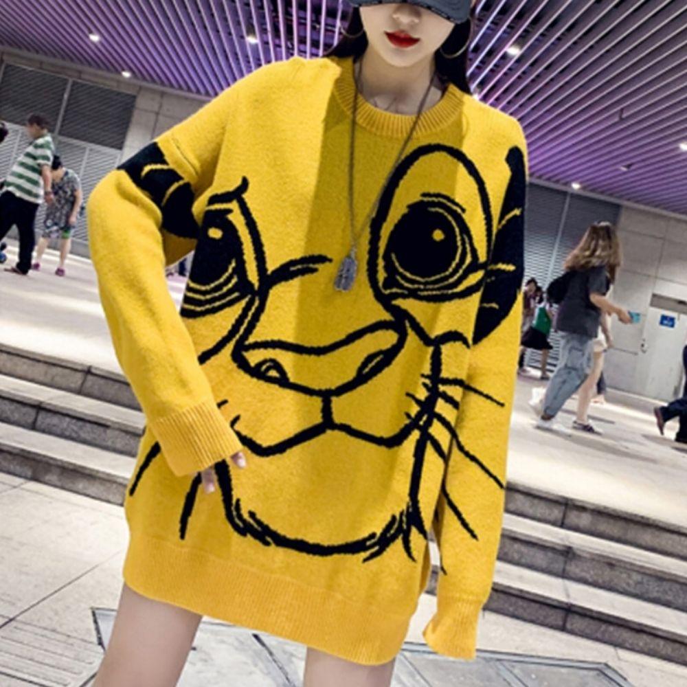 Robe Pull Le Roi Lion femme.