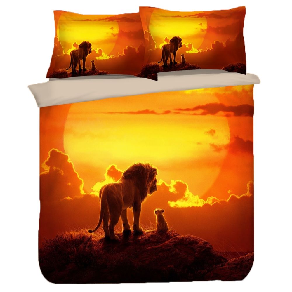 Housse de Couette Roi Lion 2 Personnes.