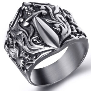 Bague Gladiateur Lion