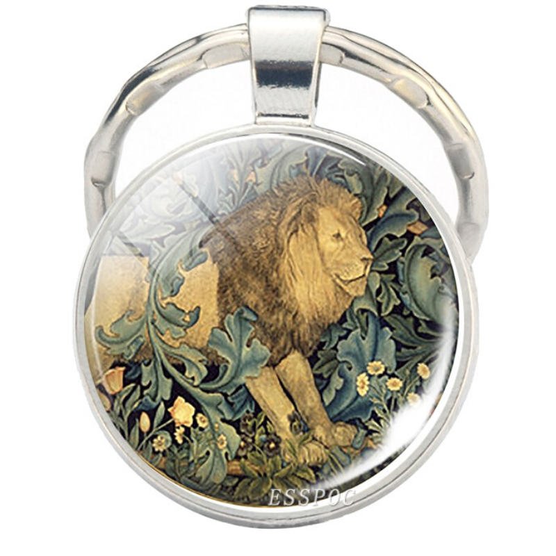 Porte Clés Lion Peinture
