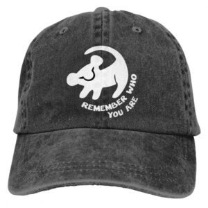 Casquette le roi lion noir.
