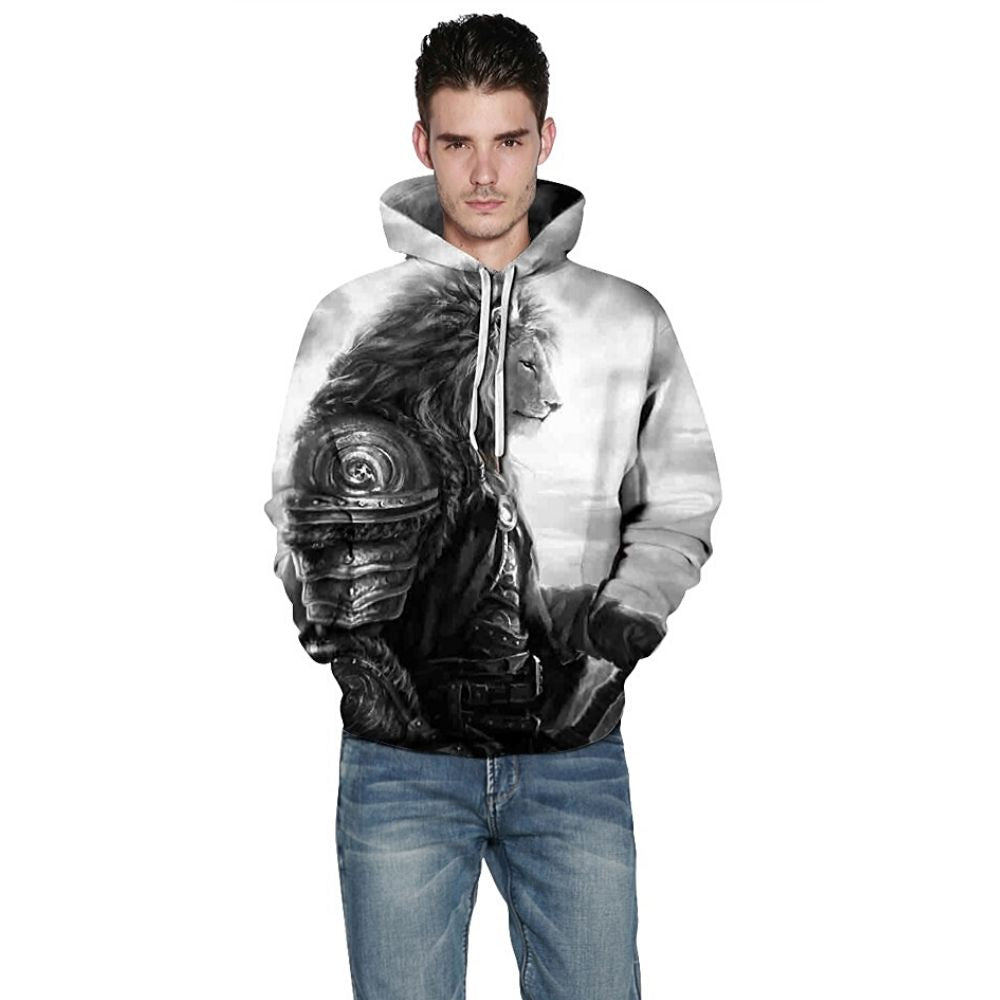Sweat Lion Guerrier homme