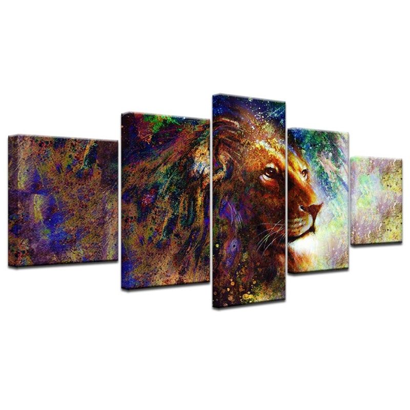 Tableau Lion Fougue décoration d'intérieur magie