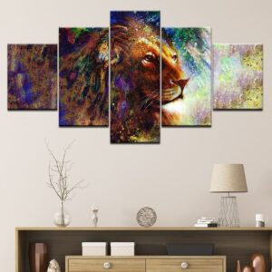Tableau Lion Fougue objet déco de qualité