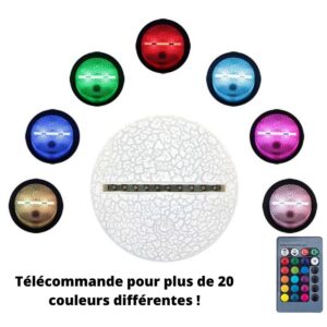 Lampe de Chevet Roi Lion Nala choix couleurs